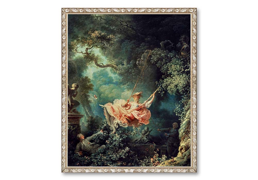 絵画が楽しくなる『色』のお話 ジョン・オレノ・フラゴナール 「ぶらんこ」（1768年頃） ウォレス・コレクション（ロンドン）所蔵